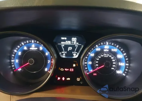 2012 Hyundai Elantra Gls из США, поврежденный, VIN 5NPDH4AE4CH137445